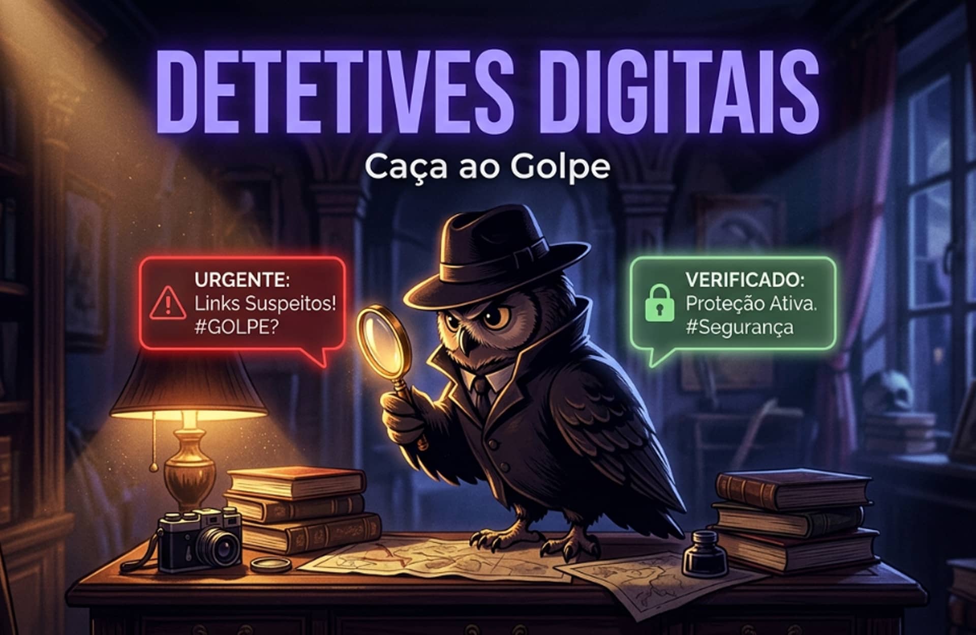 Imagem principal do projeto Detetives Digitais